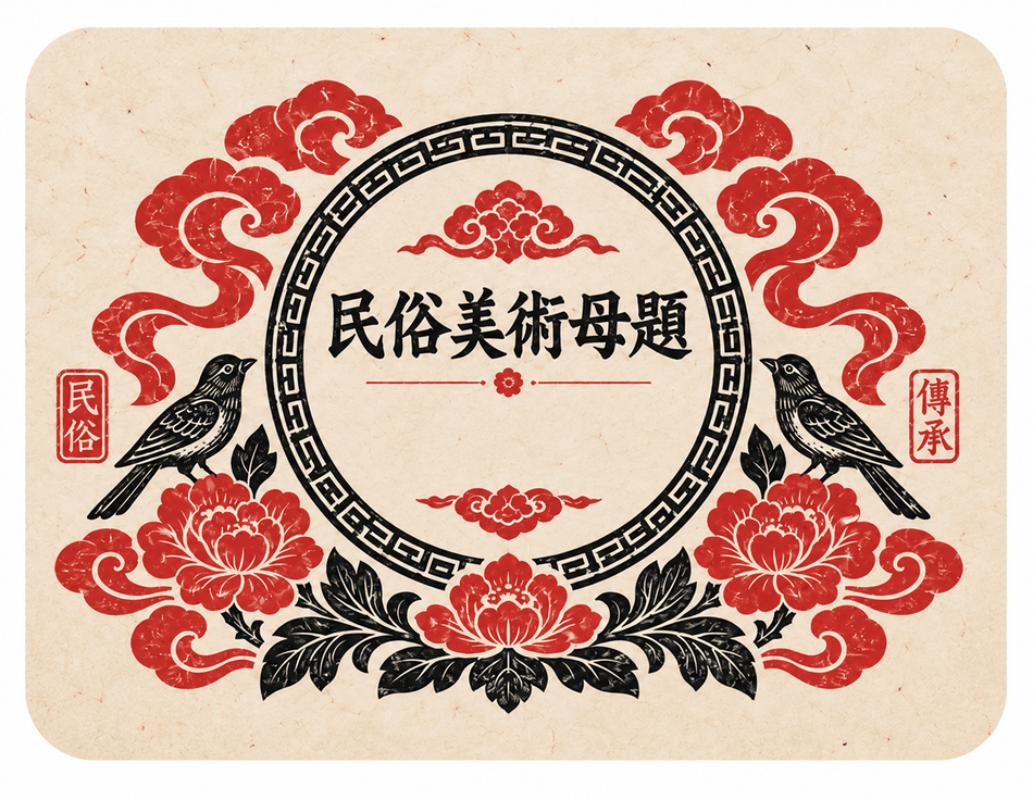 民俗美術母題，圖片暫時無法顯示