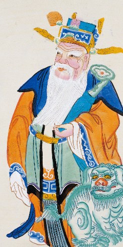 門神-史博館-文官門神(青獅).jpg