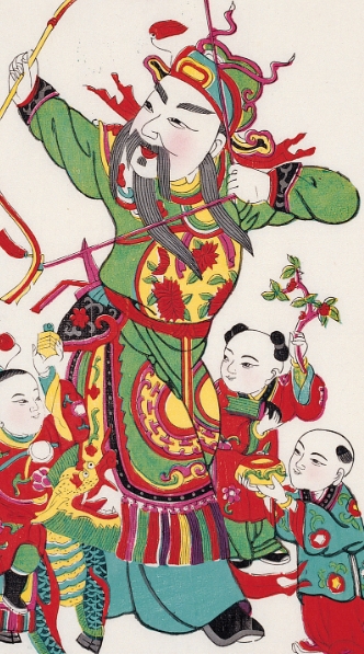張仙-史博館-張天師射天狗.jpg