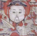 灶神-ＤＦ-Kitchen God and Wealth God with calendar for 1989.jpg